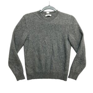 Valentino Sweater Mens Size Small Gray 100% Cashmere Crewneck Made In Italy